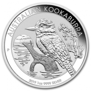 Kookaburra Australie 2019 1 oz argent pur