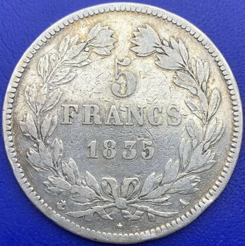 5 francs Louis Philippe I 1835 A