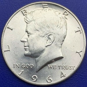 1/2 Dollar - "Kennedy Half dollar" - 1964 D - États-Unis