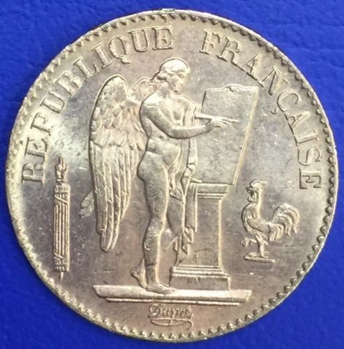 20 Francs or Génie debout 1893 A