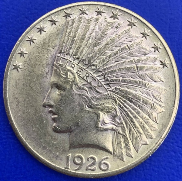 10 dollars or Tête d'indien 1926, Etats-unis