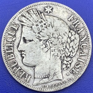 5 francs Cérès 1851 A