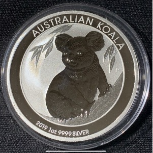 1 Oz Koala Australie 2019 Argent 9999 Neuve sous capsule