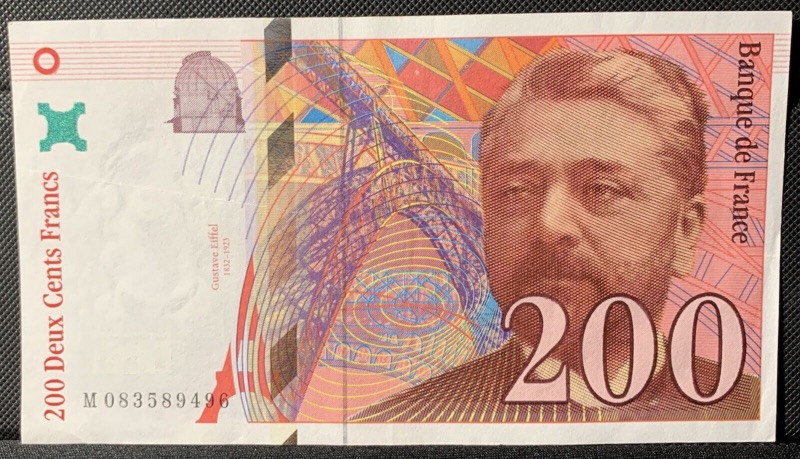 200 Francs Gustave Eiffel 1999