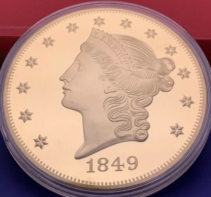 Médaille Etats-Unis 20 Dollars 1849 Liberty