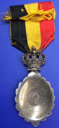 Médaille Belgique Habilité Moralité
