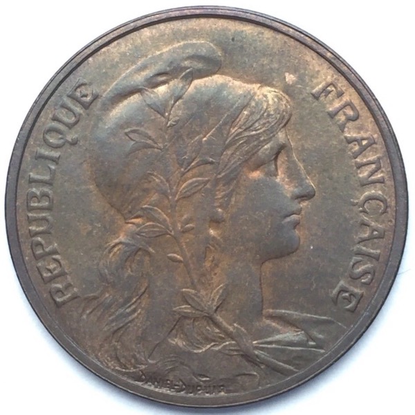 5 centimes Dupuis 1909