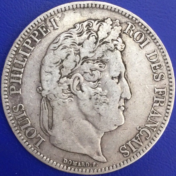 5 francs Louis Philippe Ier 1838 MA Marseille