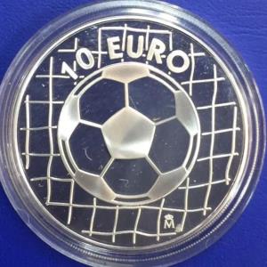 Espagne 10 euros Coupe du monde de Football 2002 argent