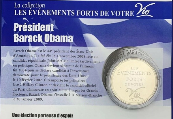 Médaille BU, Président Barack Obama