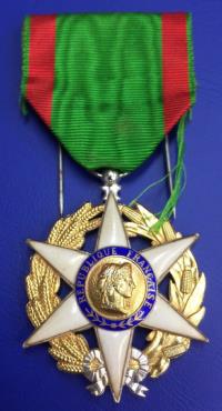 Médaille Chevalier du mérite Agricole 1883