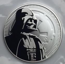 star wars DARK VADOR 2017 Nouvelle zélande argent pur