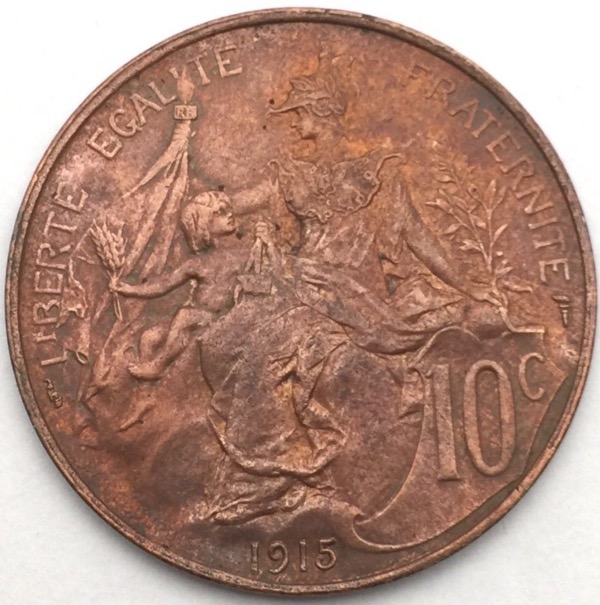 10 centimes Dupuis 1915