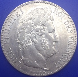 Monnaie Argent, 5 Francs Louis Philippe Ier 1834 A