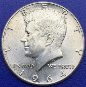 1/2 Dollar - "Kennedy Half dollar" - 1964 - États-Unis