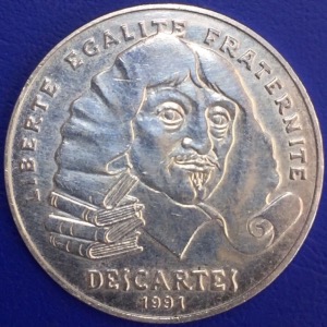 France - Monnaie 100 francs Descartes - 1991