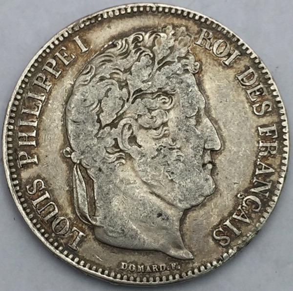 5 Francs Louis Philippe 1834 H 