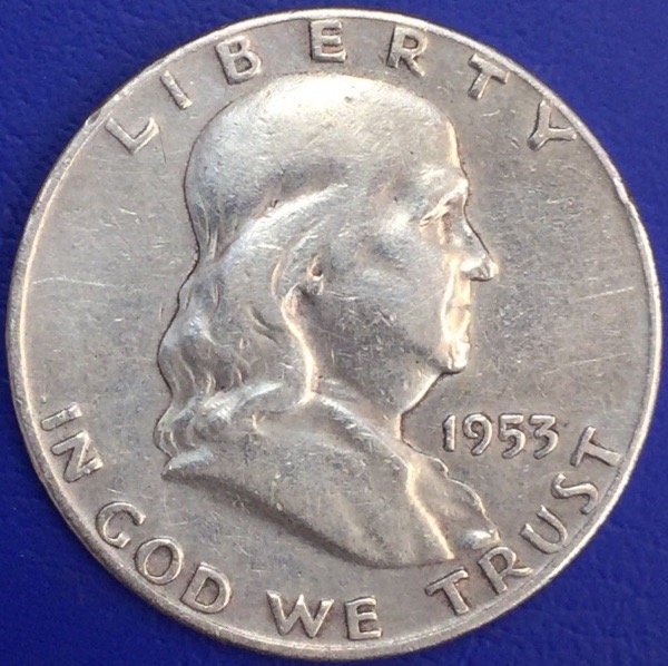 Half dollar Franklin 1953 États-Unis Denver 