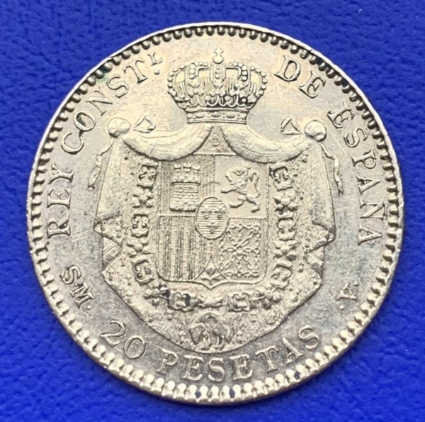 20 Pesetas 1899 Alfonso XIII Espagne