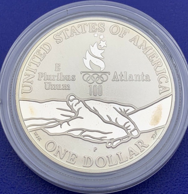 Monnaie Argent, 1 Dollar, Olympiades Atlanta 1996, Paralympics