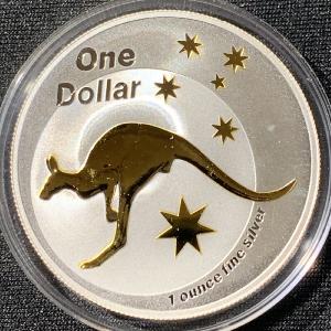 1 Oz argent 2005 Australie Kangourou