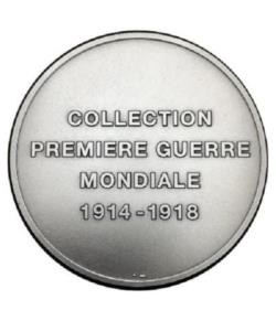Médaille, Georges Clemenceau, Bronze argenté