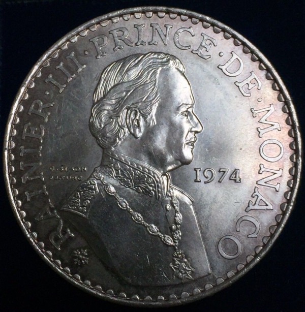 Monaco 50 Francs 1974 Rainier III
