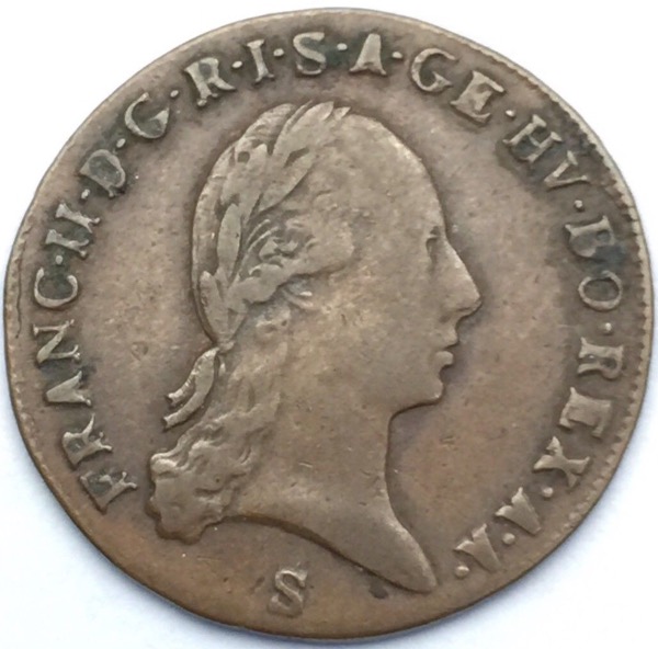 Autriche 1 Kreuzer François II 1800 Schmöllnitz