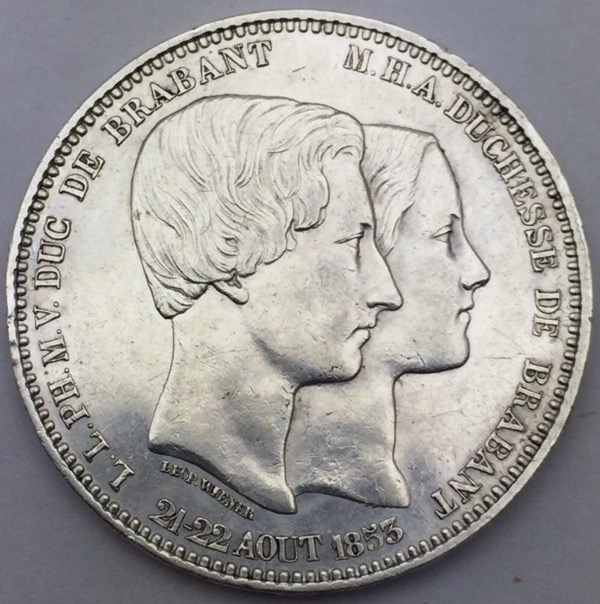 Belgique Léopold Premier Mariage du duc de Brabant 21-22 Août 1853