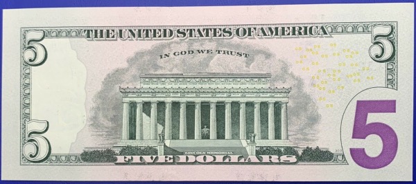 Etats-Unis, Billet 5 dollars San Francisco 2013, Lincoln, Neuf