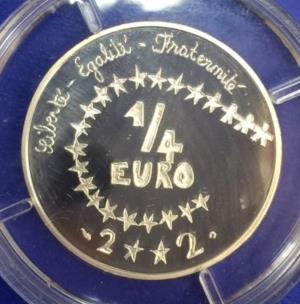 France 1/4 d'euros L'Euro des enfants argent