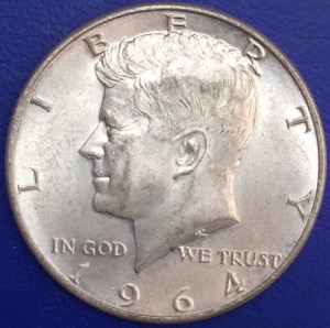 1/2 Dollar "Kennedy Half dollar" 1964D États-Unis