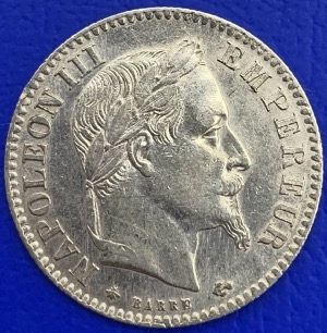 10 Francs or Napoléon III Tête Laurée 1867A