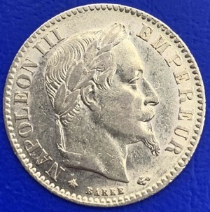 10 Francs or Napoléon III Tête Laurée 1868A