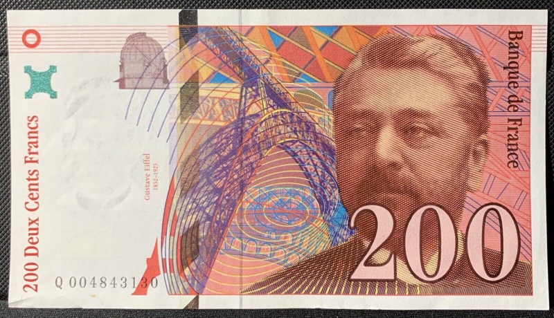 200 Francs Gustave Eiffel 1995