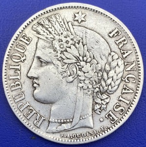 5 francs Ceres 1851 A argent