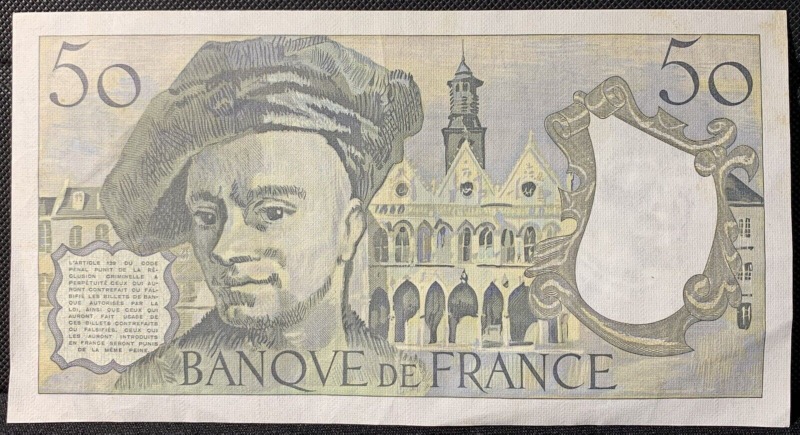 Billet 50 Francs Quentin de la tour 1983 E.31