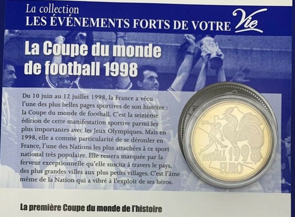 Médaille BU, La Coupe du monde de football 1998