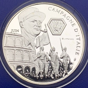 Médaille Argent 39-45 - Campagne d’Italie