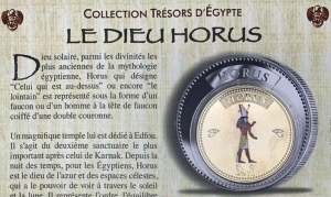Médaille Le dieu Horus, Collection Trésors D’Egypte