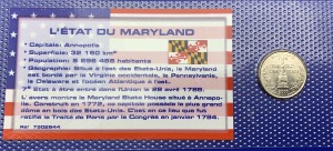 Etats-Unis Quarter dollar État du Maryland UNC, année 2000