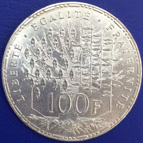 100 francs argent Panthéon 1983