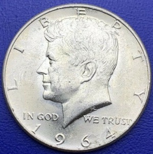 1/2 Dollar - "Kennedy Half dollar" - 1964 - États-Unis