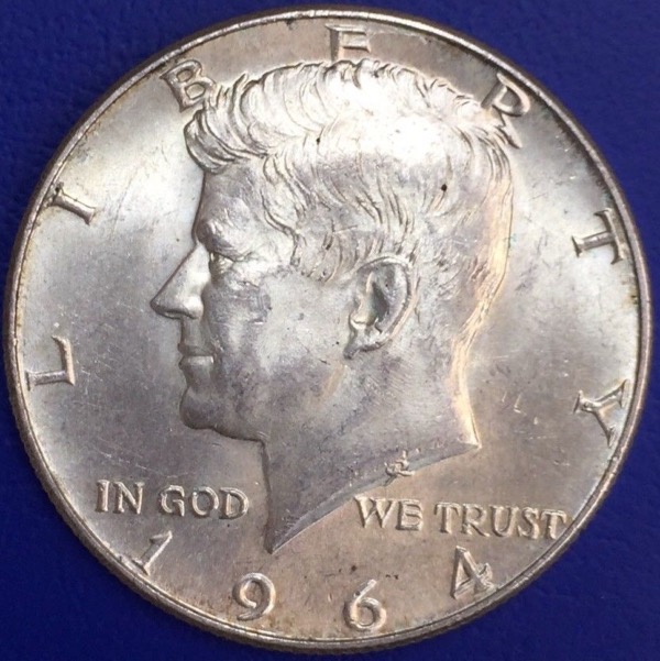1/2 Dollar "Kennedy Half dollar" 1964 États-Unis