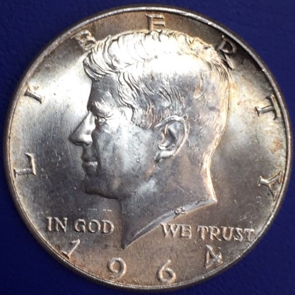 Monnaie, Half dollar, Kennedy, 1964, États-Unis