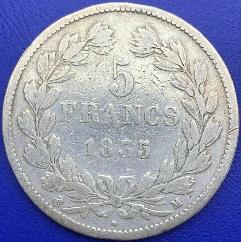 5 francs Louis Philippe I 1835 M