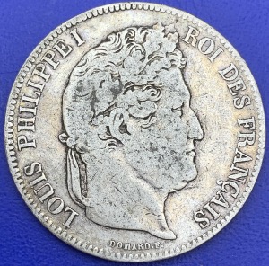 5 francs Louis Philippe I 1833 T argent