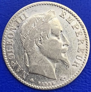 10 Francs or Napoléon III Tête Laurée 1864A