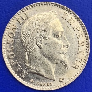 10 Francs or Napoléon III Tête Laurée 1868A