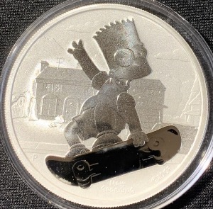 1 Oz argent 2020 Tuvalu Bart Simpsons